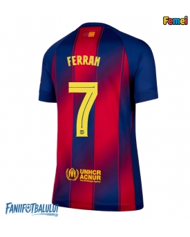 Barcelona Ferran Torres #7 Tricou Fotbal Replică 2025-26 Femei Acasa